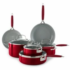 Food Network™ 10-pc. Nonstick Ceramic Cookware Set Red 24 Food Network™ 10-pc. Nonstick Ceramic Cookware Set Red -Food Network Shop unnamed file 10