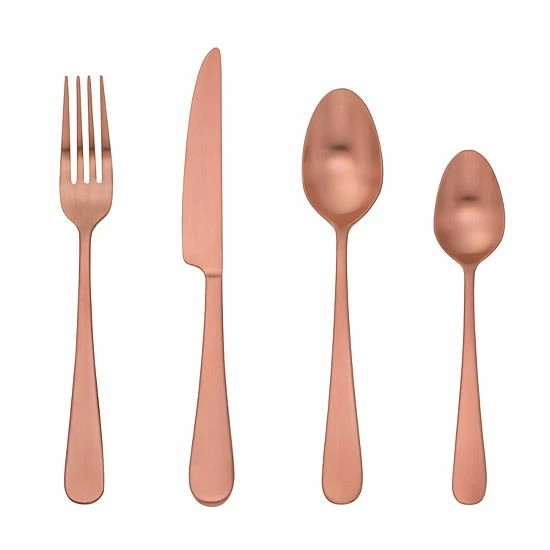 Food Network™ 16-piece Classic Copper Flatware Set 3 Food Network™ 16-piece Classic Copper Flatware Set