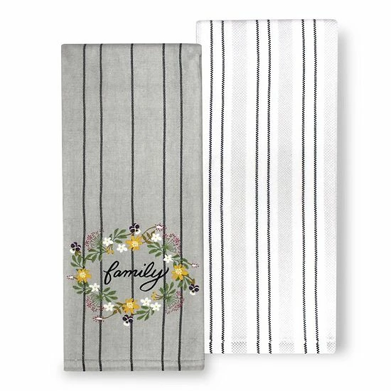 Food Network™ Farmhouse Family Kitchen Towel 2-pk. 3 Food Network™ Farmhouse Family Kitchen Towel 2-pk.