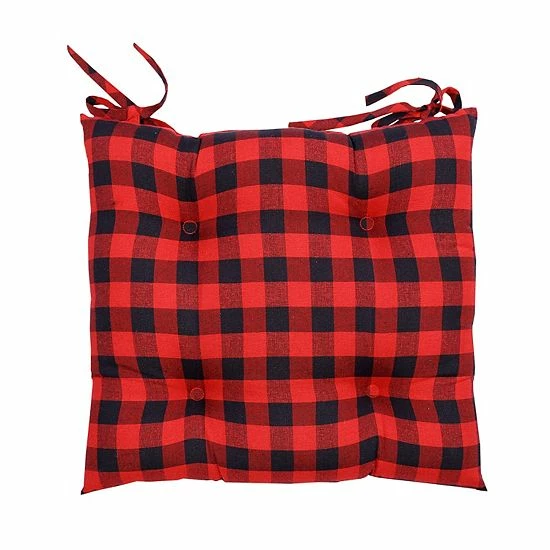 Food Network™ Buffalo Check Chair Pad 4 Food Network™ Buffalo Check Chair Pad - Image 2