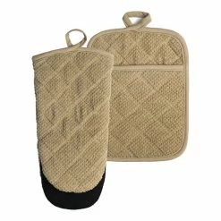 Food Network™ Terry Neoprene Oven Mitt & Pot Holder Set Khaki -Food Network Shop unnamed file 1127