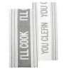 Food Network™ Sentiment Kitchen Towel 2-pack Red