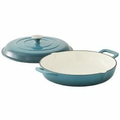 Food Network™ 3.5-qt. Enameled Cast-Iron Braiser With Lid Red -Food Network Shop unnamed file 126