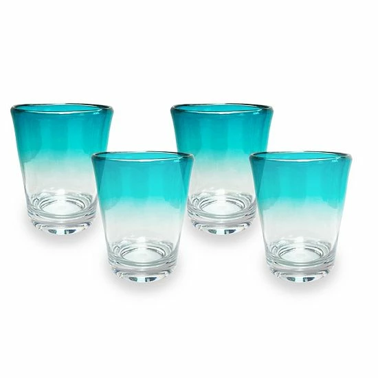 Food Network™ 4-pc. Turquoise Ombre Acrylic Double Old-Fashioned Glass Set 3 Food Network™ 4-pc. Turquoise Ombre Acrylic Double Old-Fashioned Glass Set