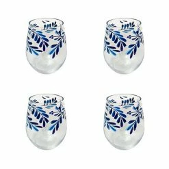 Food Network™ 4-pc. Mediterranean Acrylic Stemless Wine Glass Set