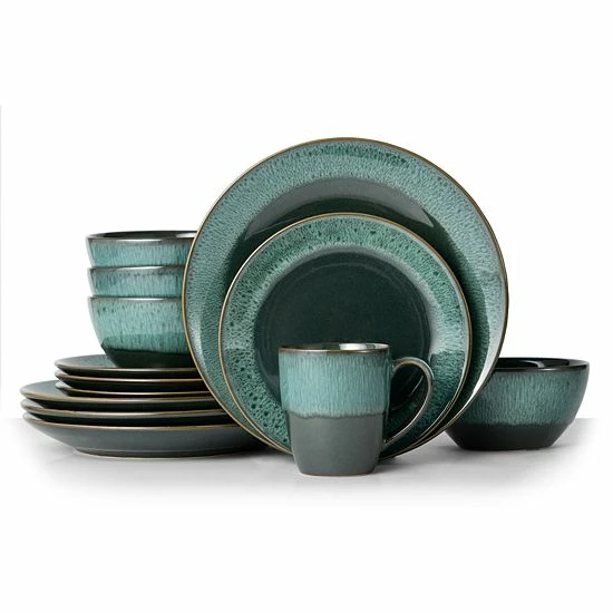 Food Network™ Bellevue 16-pc. Dinnerware Set Green 5 Food Network™ Bellevue 16-pc. Dinnerware Set Green - Image 3