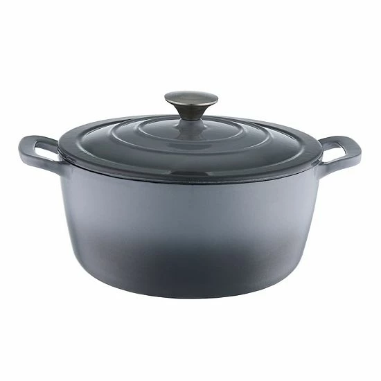 Food Network™ 3.5-qt. Ombre Enameled Cast-Iron Dutch Oven Navy 9 Food Network™ 3.5-qt. Ombre Enameled Cast-Iron Dutch Oven Navy - Image 7