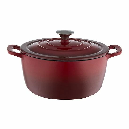 Food Network™ 3.5-qt. Ombre Enameled Cast-Iron Dutch Oven Navy 10 Food Network™ 3.5-qt. Ombre Enameled Cast-Iron Dutch Oven Navy - Image 8