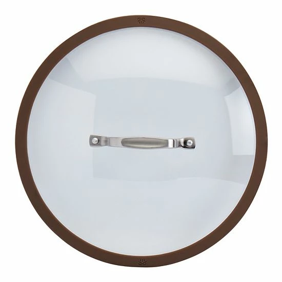 Food Network™ Textured Titanium 12-in. Nonstick Covered Deep Skillet Gray 5 Food Network™ Textured Titanium 12-in. Nonstick Covered Deep Skillet Gray - Image 3