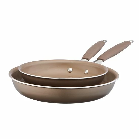 Food Network™ Ceramic Skillet Twin Pack Blue 9 Food Network™ Ceramic Skillet Twin Pack Blue - Image 7