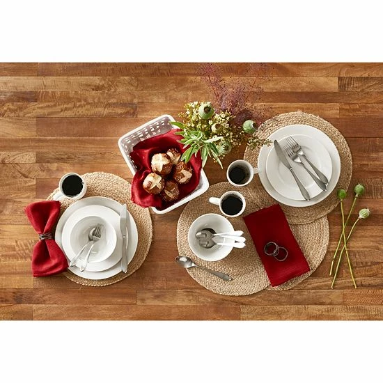 Food Network™ Round Jute Placemat Brown 4 Food Network™ Round Jute Placemat Brown - Image 2