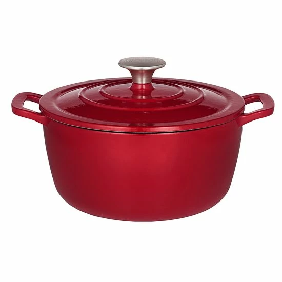 Food Network™ 3.5-qt. Enameled Cast-Iron Dutch Oven White 6 Food Network™ 3.5-qt. Enameled Cast-Iron Dutch Oven White - Image 4