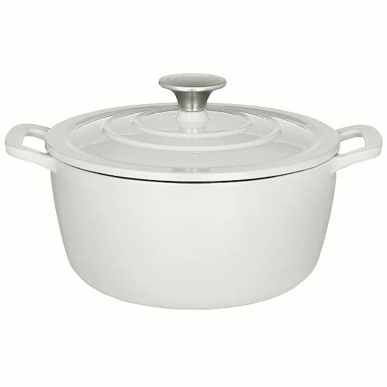 Food Network™ 3.5-qt. Enameled Cast-Iron Dutch Oven White 8 Food Network™ 3.5-qt. Enameled Cast-Iron Dutch Oven White - Image 6