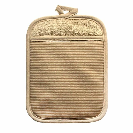 Food Network™ Striped Silicone Pot Holder Aqua 5 Food Network™ Striped Silicone Pot Holder Aqua - Image 3