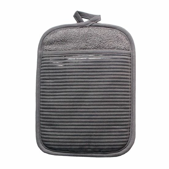 Food Network™ Striped Silicone Pot Holder Aqua 6 Food Network™ Striped Silicone Pot Holder Aqua - Image 4