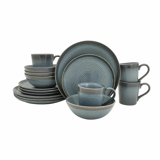 Food Network™ Soren 16-pc. Dinnerware Set Gray 7 Food Network™ Soren 16-pc. Dinnerware Set Gray - Image 5