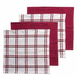 Food Network™ Plaid Dishcloth 4-pk. Aqua -Food Network Shop unnamed file 588