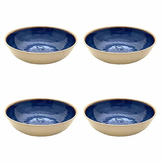 Food Network™ 4-pc. Melamine Cereal Bowl Set Blue 4 Food Network™ 4-pc. Melamine Cereal Bowl Set Blue - Image 2