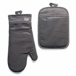 Food Network™ Silicone Oven Mitt & Pot Holder Set Royal Blue