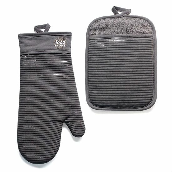 Food Network™ Silicone Oven Mitt & Pot Holder Set Royal Blue 3 Food Network™ Silicone Oven Mitt & Pot Holder Set Royal Blue