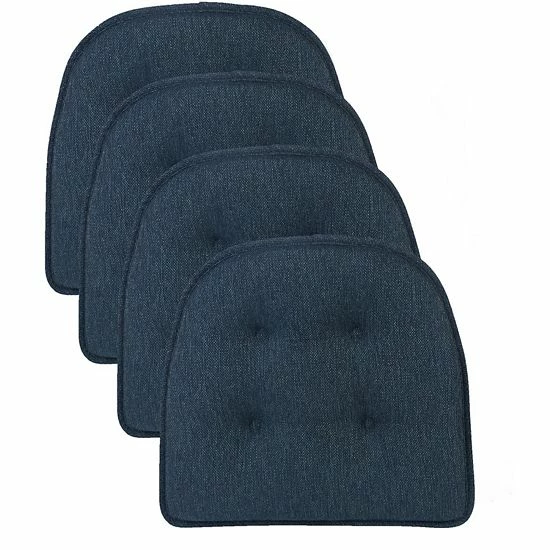 Food Network™ The Gripper Max Tufted Chair Pad 4-pk. Indigo 9 Food Network™ The Gripper Max Tufted Chair Pad 4-pk. Indigo - Image 7